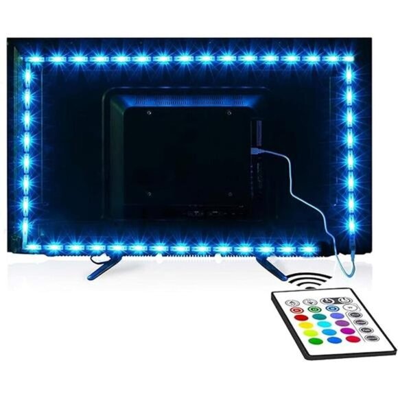 Tv Led Backlight, Maylit 8.2ft Led Strip Lights for 40-60in USB Remote Room - Picture 7 of 7